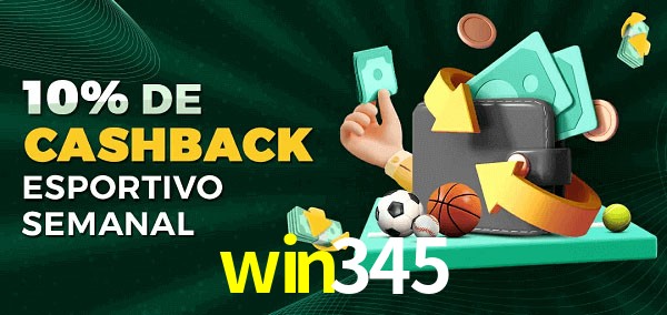 10% de bônus de cashback na win345